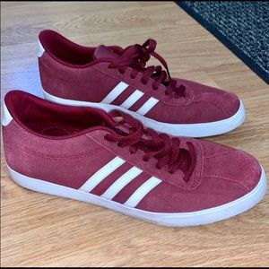 Red Adidas sneakers size 11